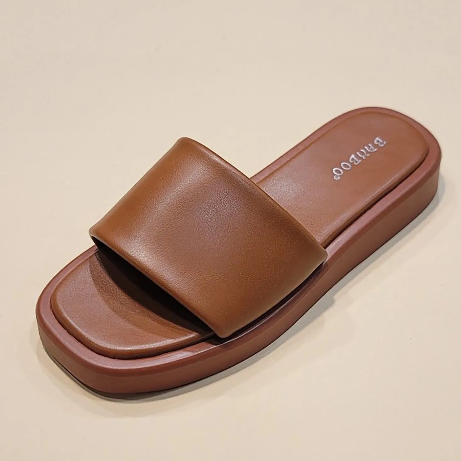 AMIGO-10 Chestnut Brown Faux Leather