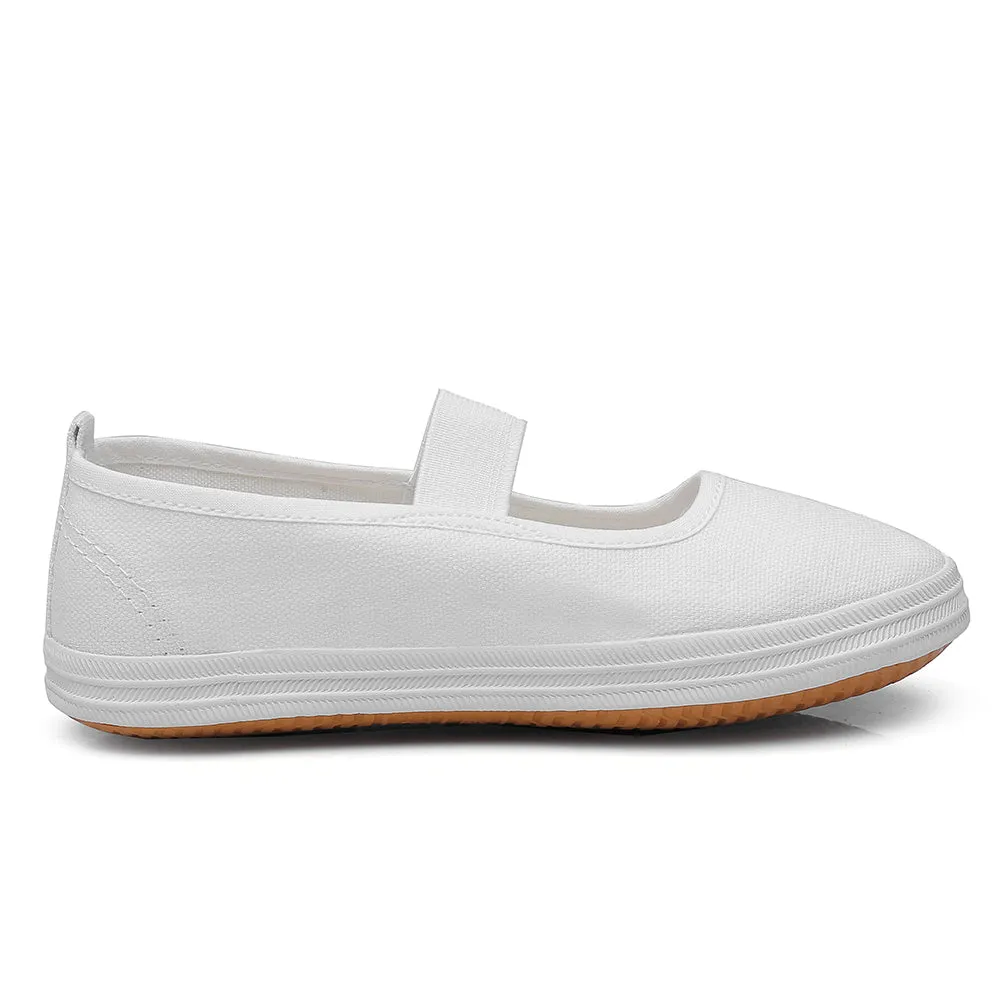 Baby Boys Girls Shoes Slip-on Casual Canvas Sneaker Ballerina Flats for Toddler/Little Kid