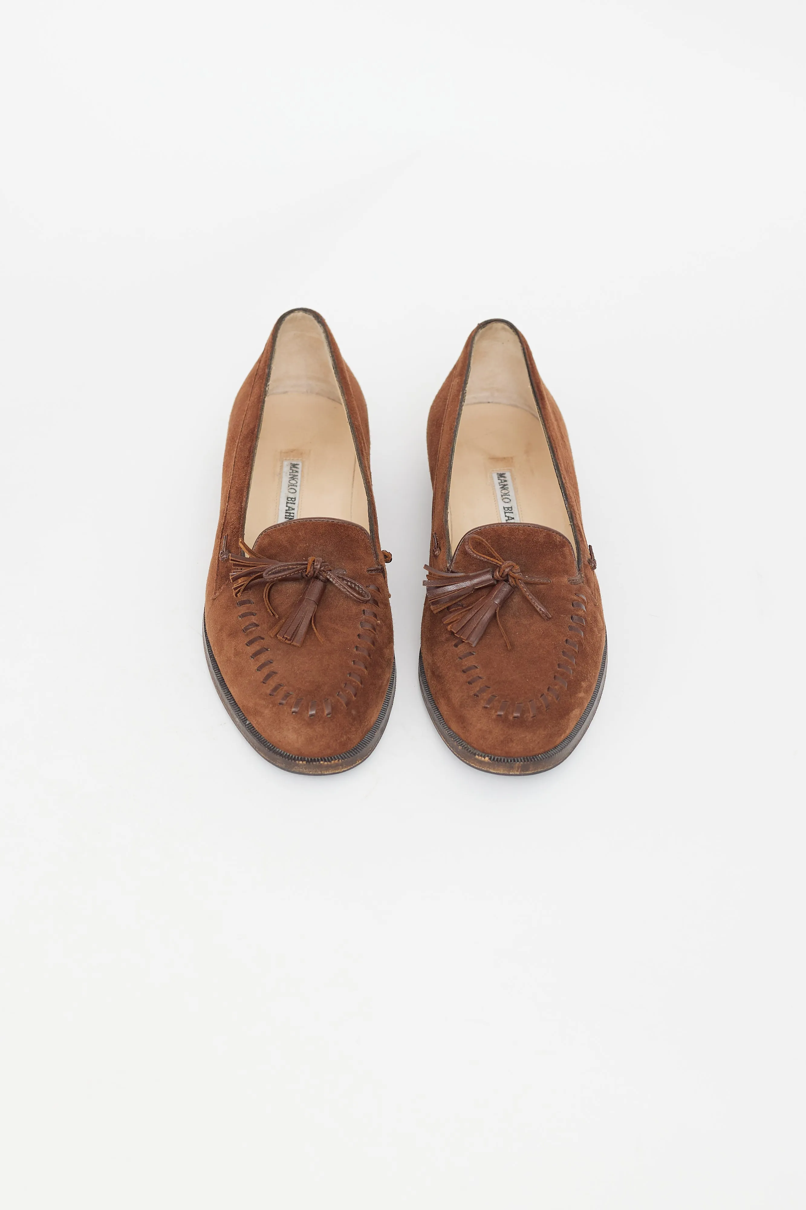 Brown Suede Tassel Loafer