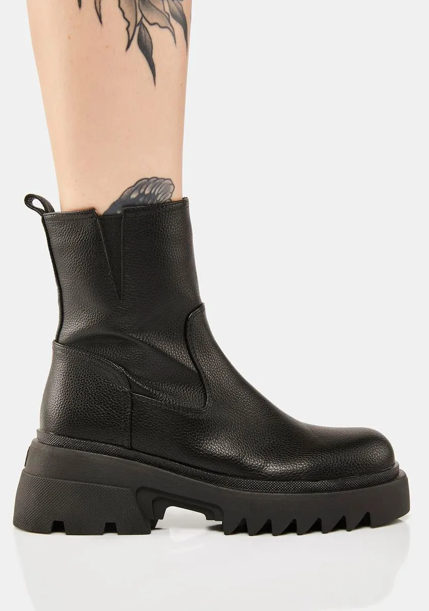 Candace Platform Ankle Boots