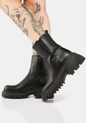 Candace Platform Ankle Boots