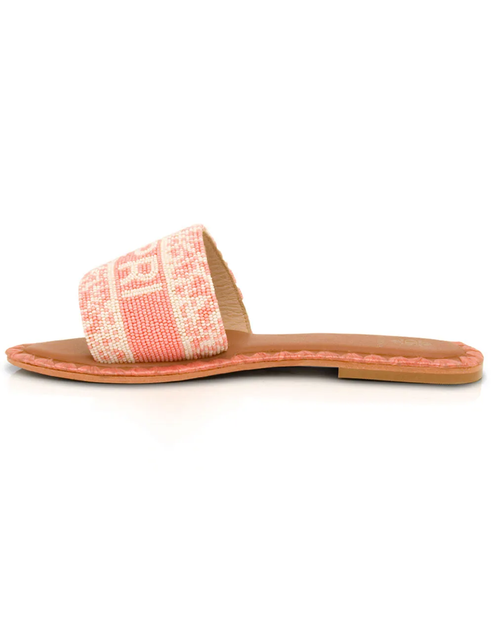 Capri Slide Sandal in Rose