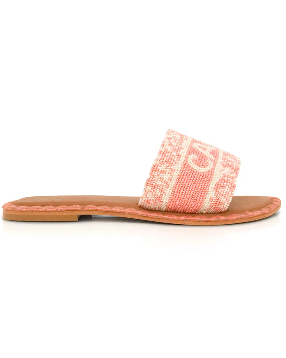 Capri Slide Sandal in Rose