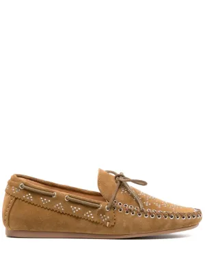 Freen suede loafers