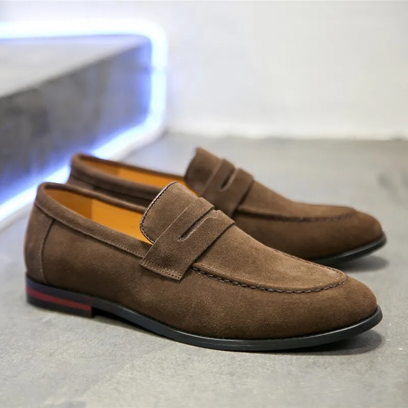 LMS Classic Faux Suede Loafers Shoes