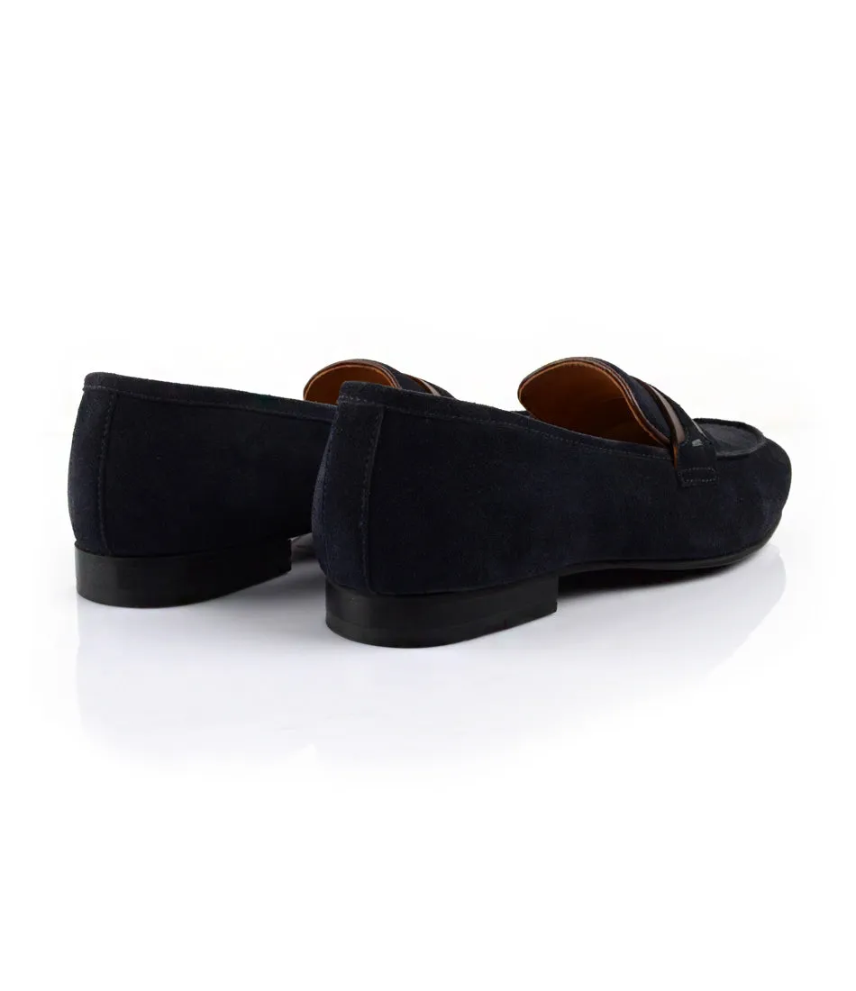 Luca Loafers - Blue Suede - Ultra Flex