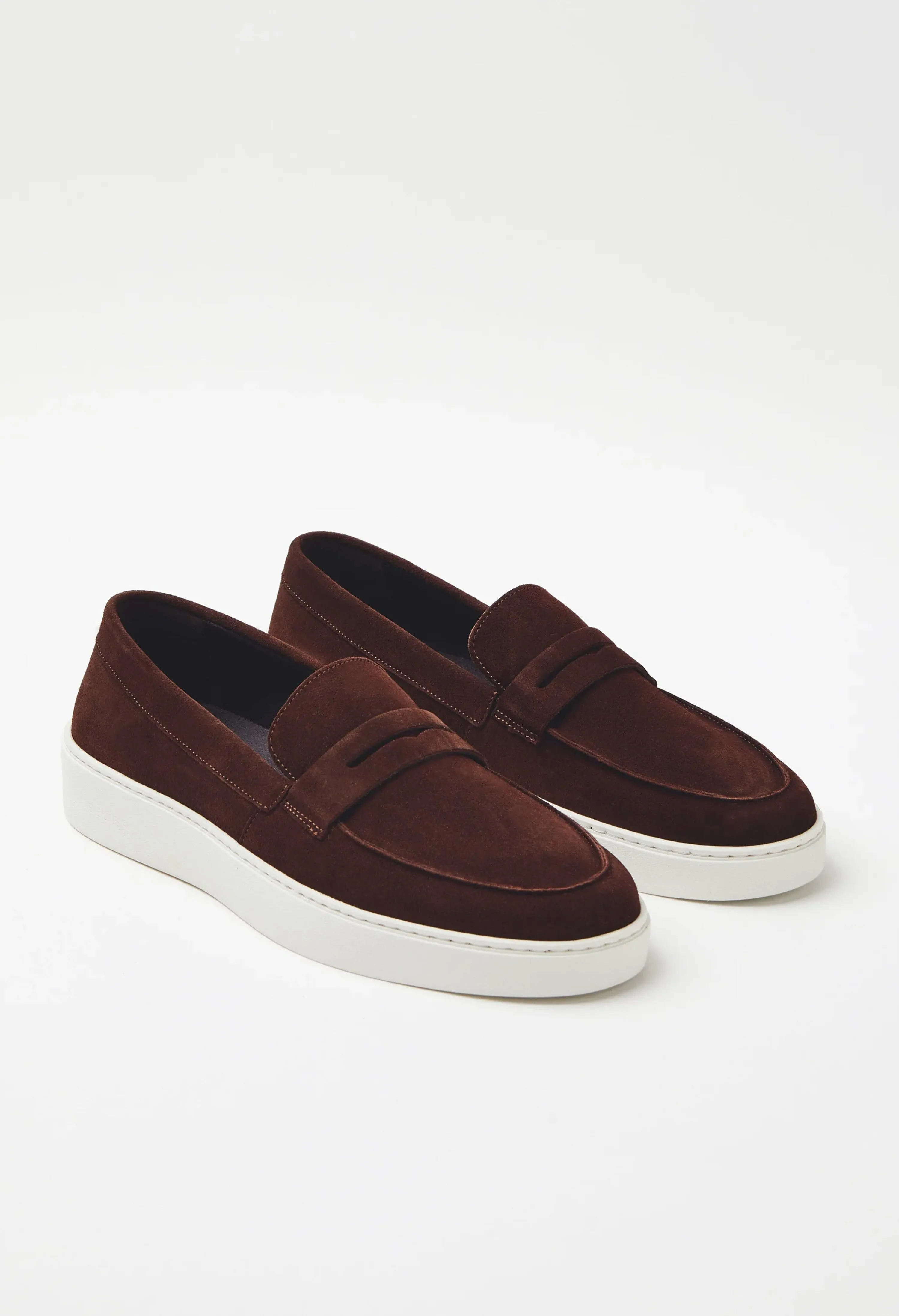 Men's Belier Brown Suede Loafers