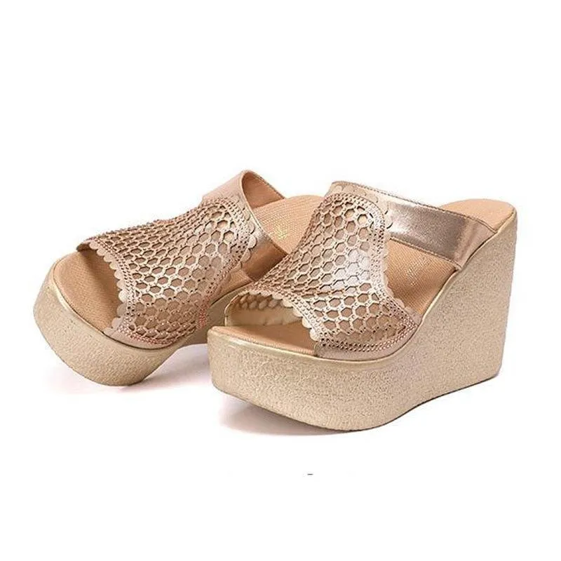 Mesh Summer Wedge Sandal Shoes