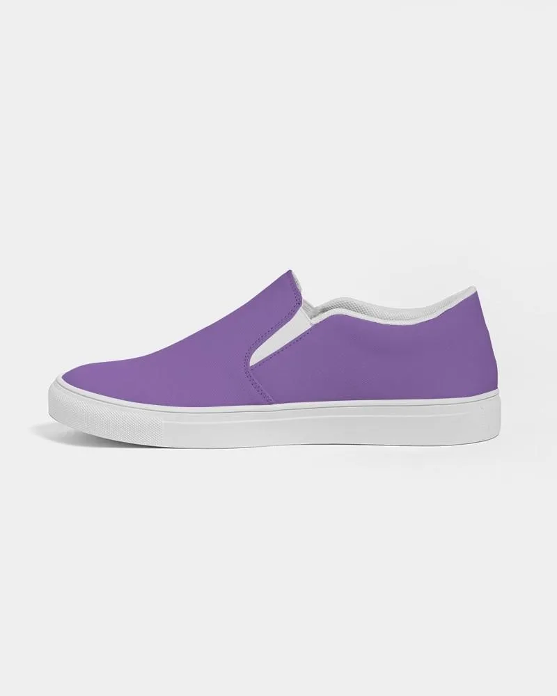 Midtone Violet Slip-On Canvas Sneakers | Women's | C60M80Y0K0