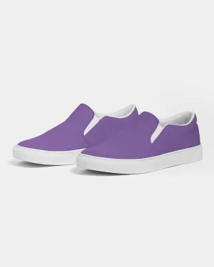 Midtone Violet Slip-On Canvas Sneakers | Women's | C60M80Y0K0