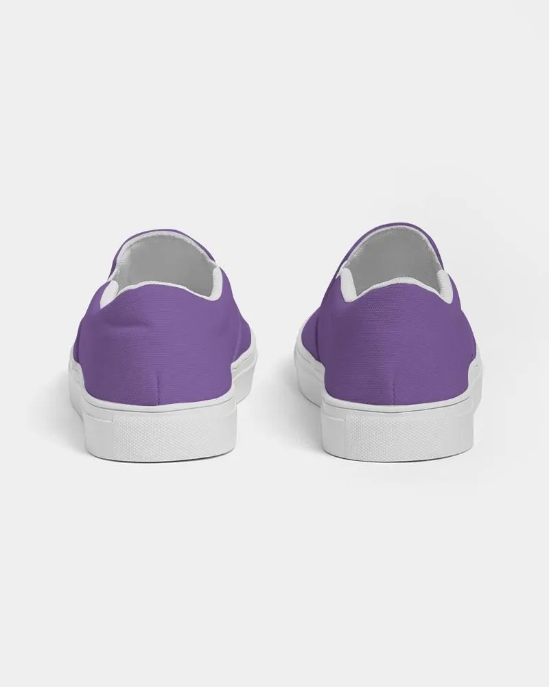 Midtone Violet Slip-On Canvas Sneakers | Women's | C60M80Y0K0