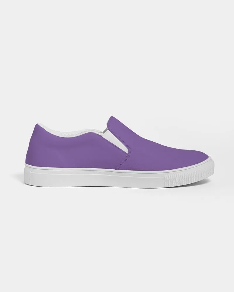 Midtone Violet Slip-On Canvas Sneakers | Women's | C60M80Y0K0