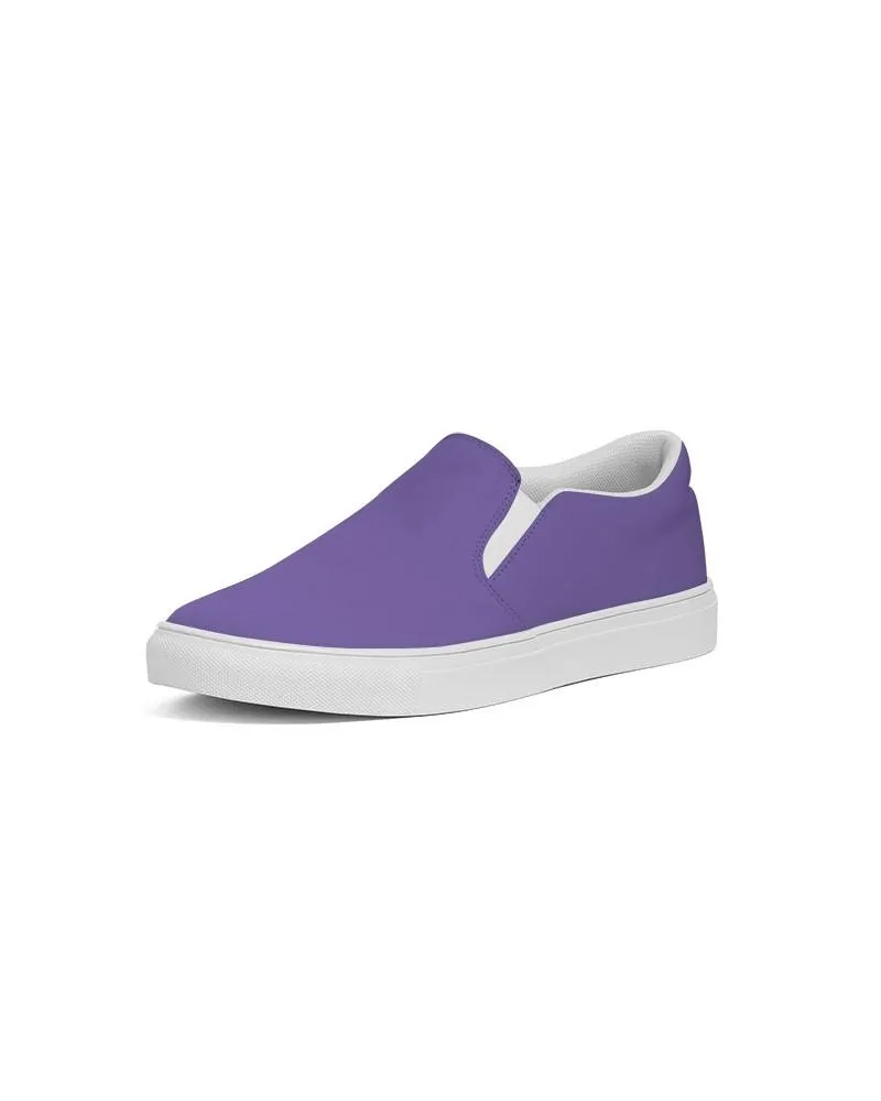 Midtone Violet Slip-On Canvas Sneakers | Women's | C70M80Y0K0