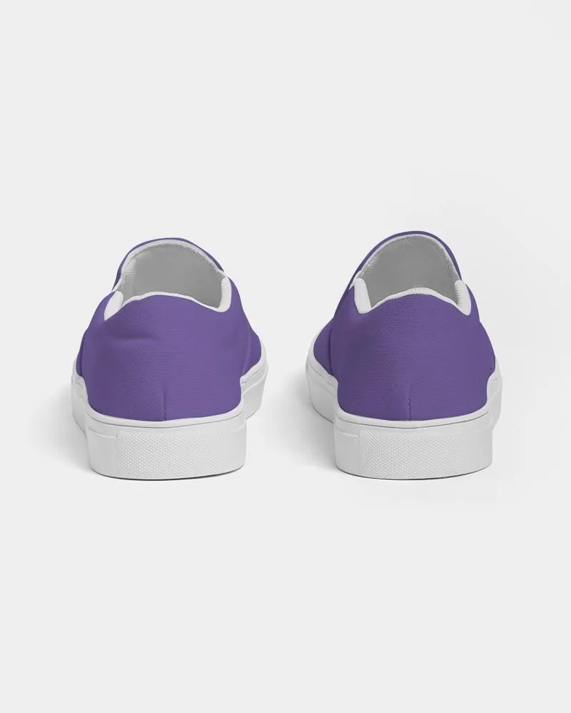 Midtone Violet Slip-On Canvas Sneakers | Women's | C70M80Y0K0