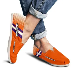 #MoreTigerPushUps Clemson Fan Ladies Casual Slip-on Flats