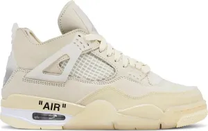 Off-White™ x Air Jordan 4 Retro Cream Sail (2020) Sneakers for Women