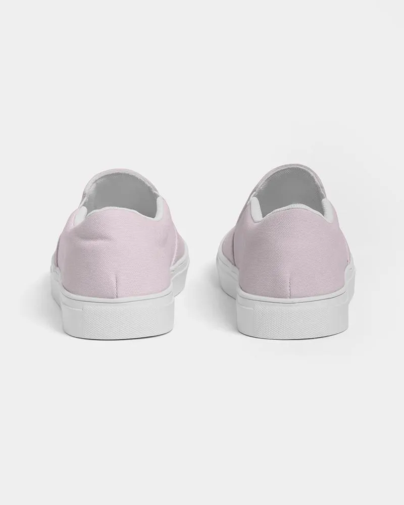 Pale Magenta Slip-On Canvas Sneakers | Women's | Bright Pale Magenta | C0M10Y0K0