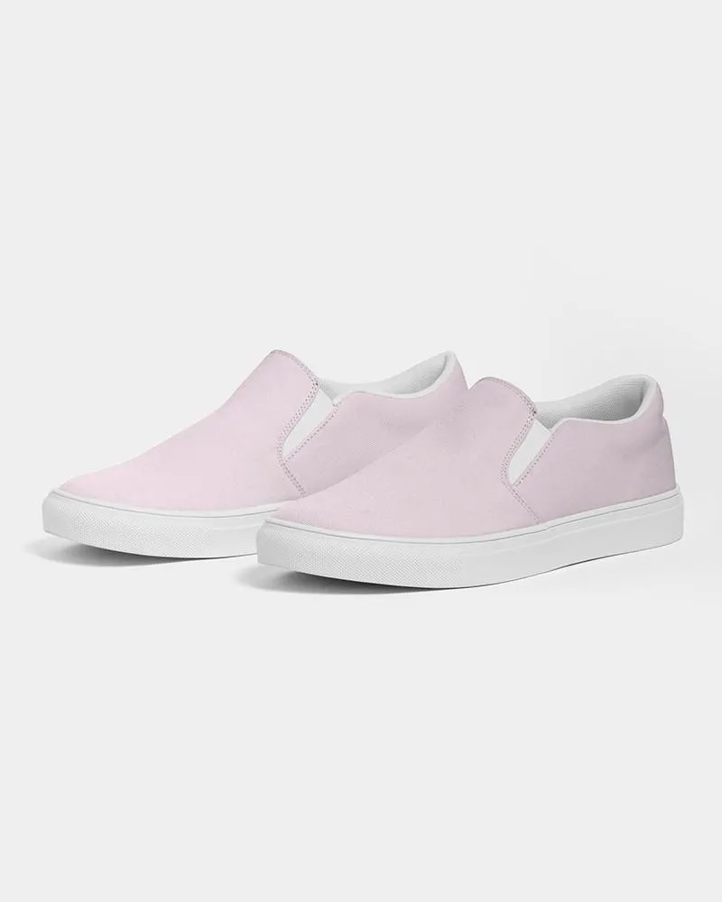 Pale Magenta Slip-On Canvas Sneakers | Women's | Bright Pale Magenta | C0M10Y0K0