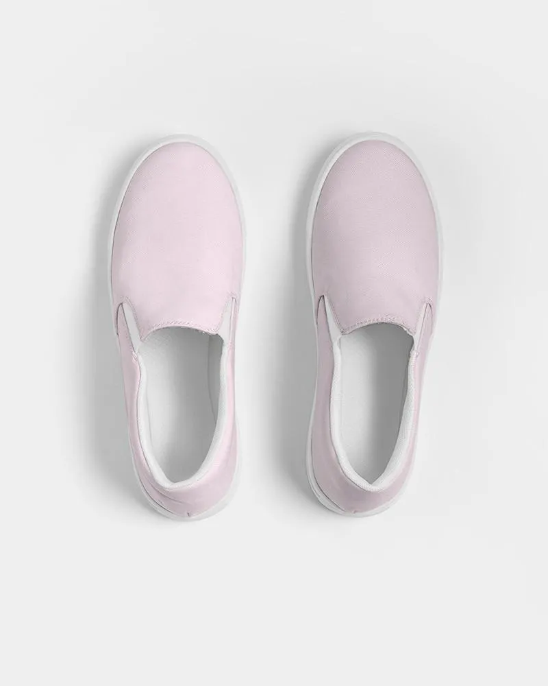 Pale Magenta Slip-On Canvas Sneakers | Women's | Bright Pale Magenta | C0M10Y0K0