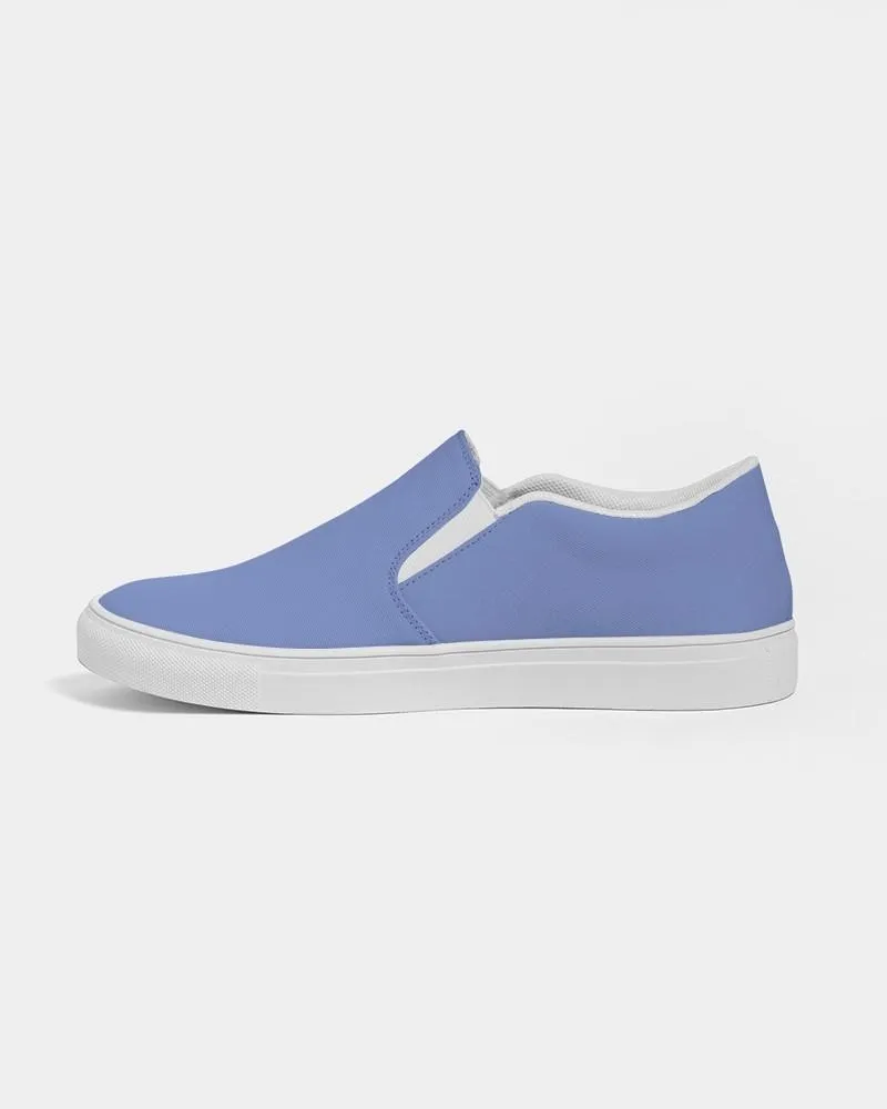 Pastel Blue Slip-On Canvas Sneakers | Men's | Bright Pastel Blue | C60M45Y0K0