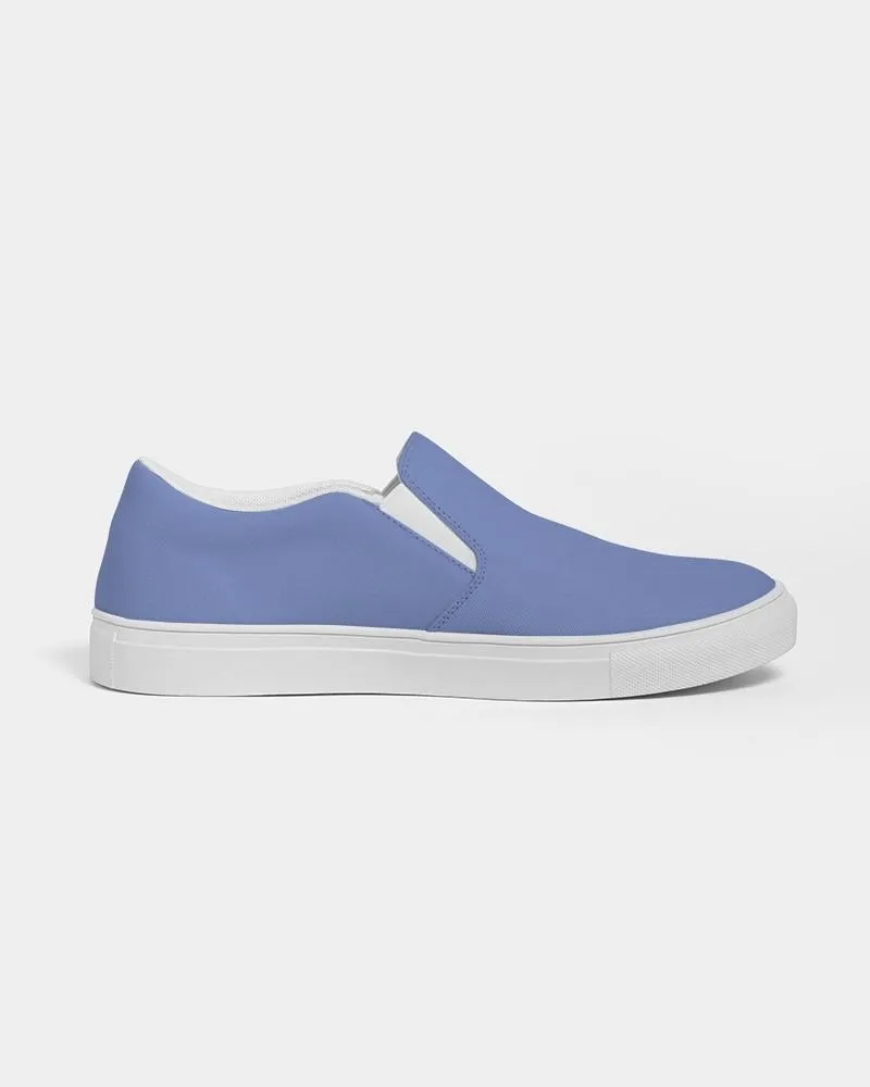 Pastel Blue Slip-On Canvas Sneakers | Men's | Bright Pastel Blue | C60M45Y0K0