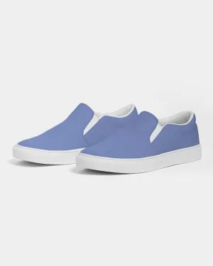 Pastel Blue Slip-On Canvas Sneakers | Men's | Bright Pastel Blue | C60M45Y0K0