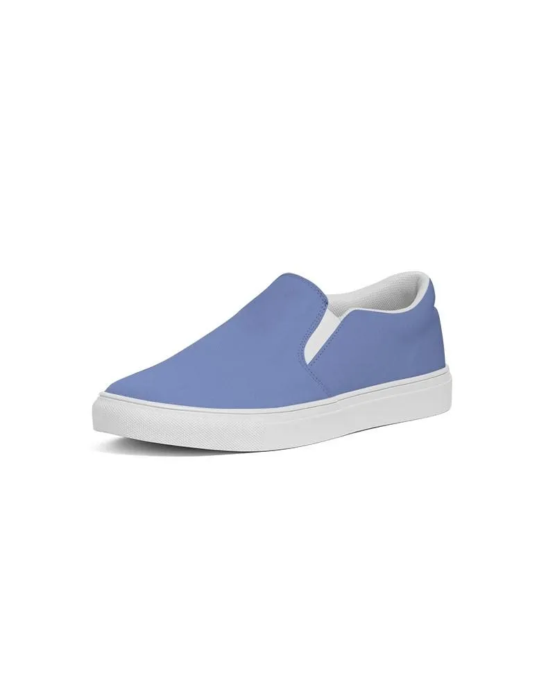 Pastel Blue Slip-On Canvas Sneakers | Men's | Bright Pastel Blue | C60M45Y0K0