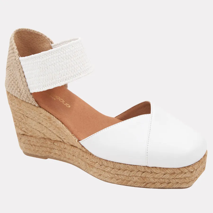 Pedra Leather 2 Espadrille Wedge