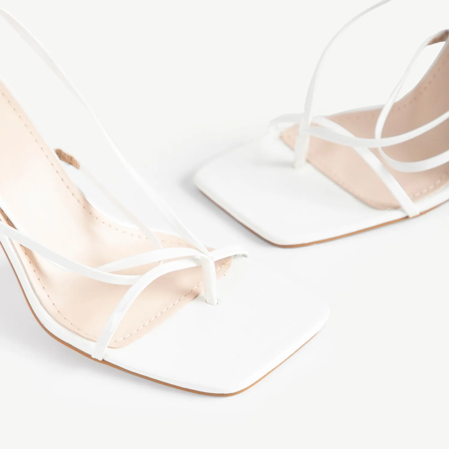 RAID Luisa Strappy Heeled Sandal In White