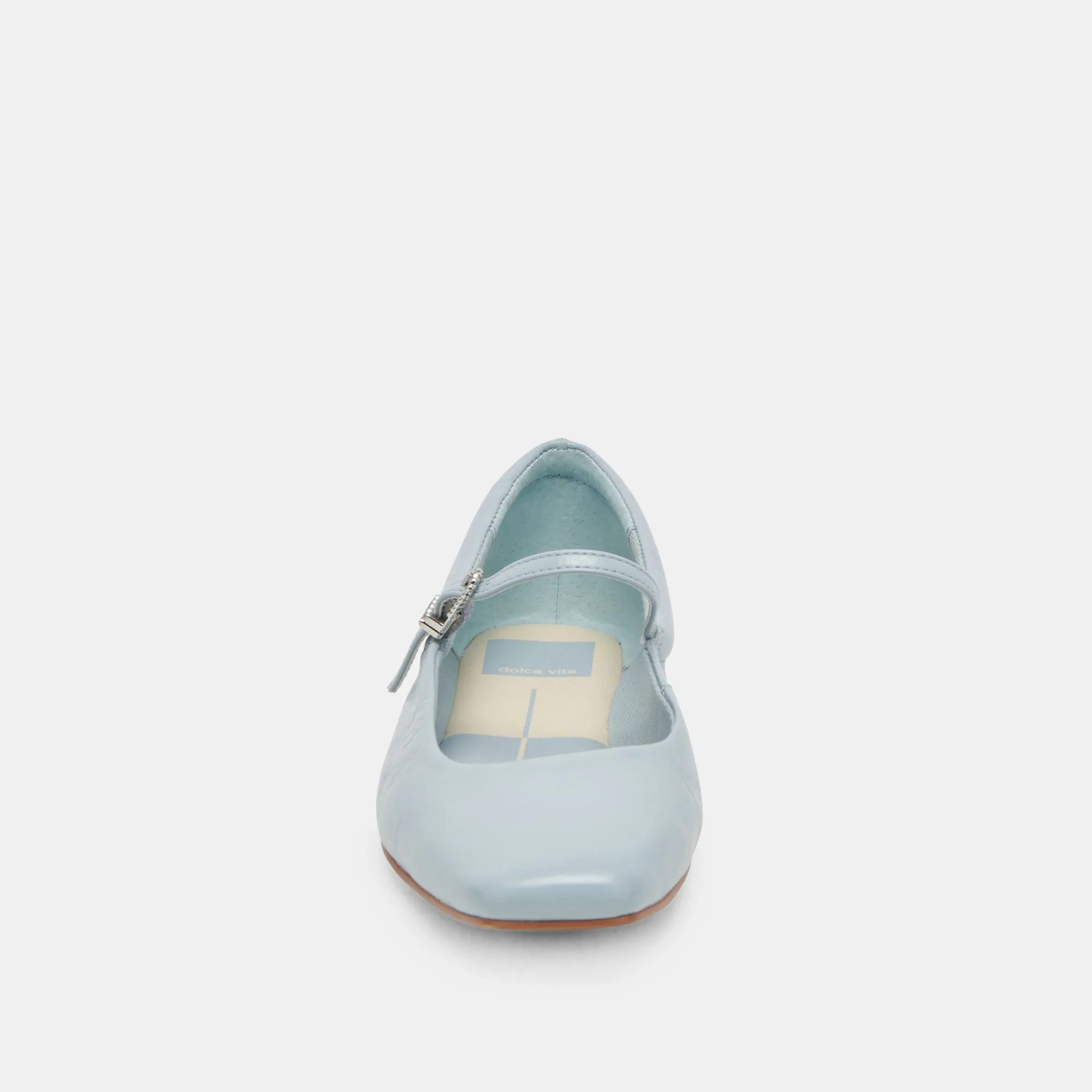 REYES BALLET FLATS SKY BLUE CRINKLE PATENT