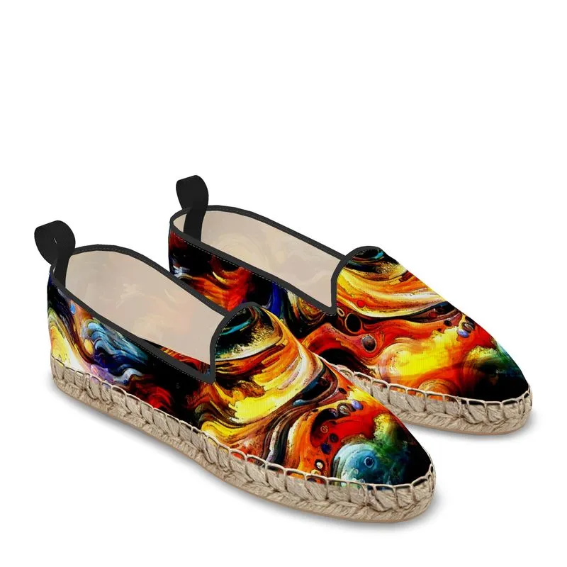 Shoes: Existential Crisis of the Cosmos Loafer Espadilles