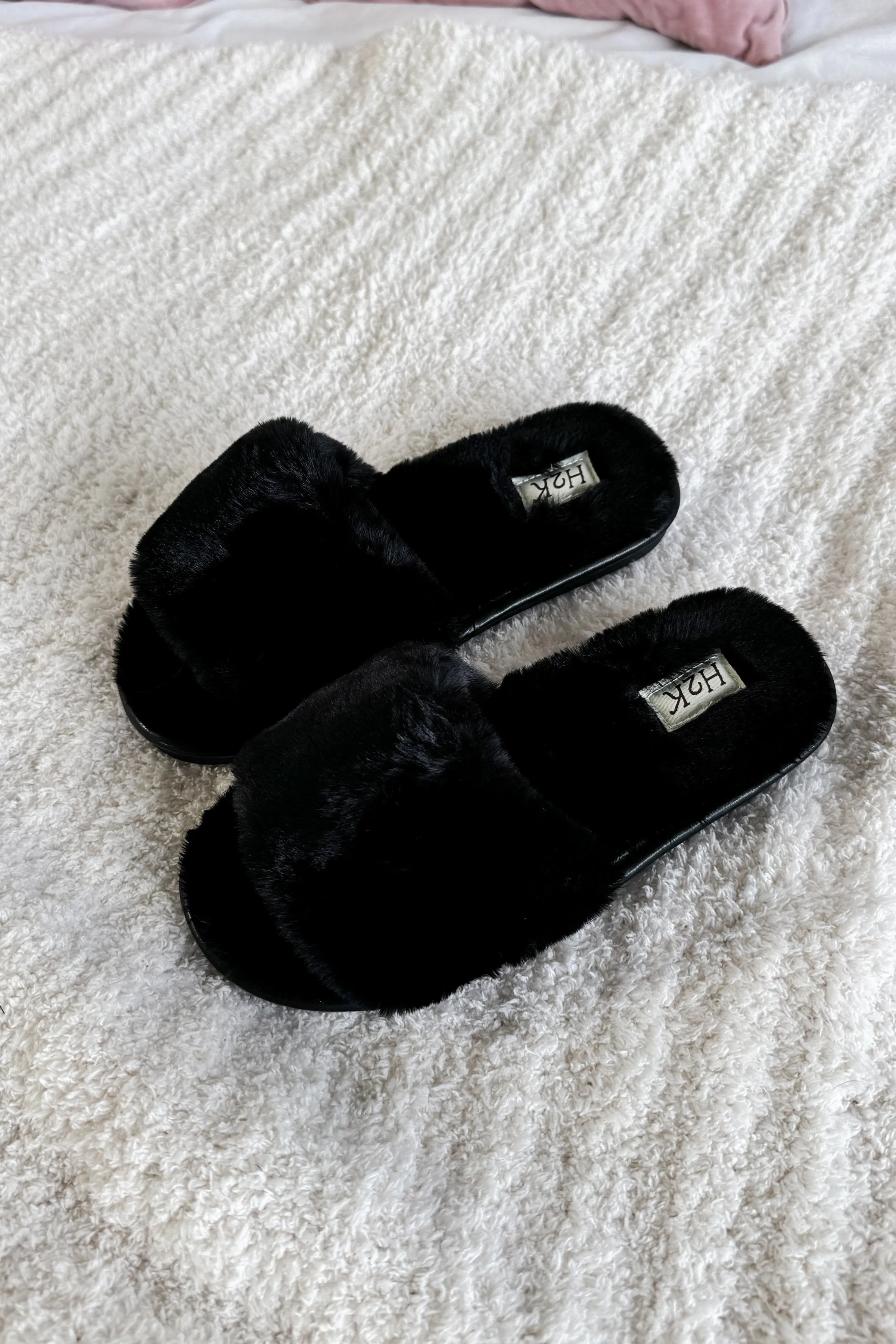 Slipper Slides Faux Fur