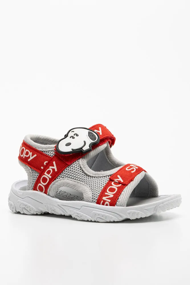 Snoopy Sandal Grey