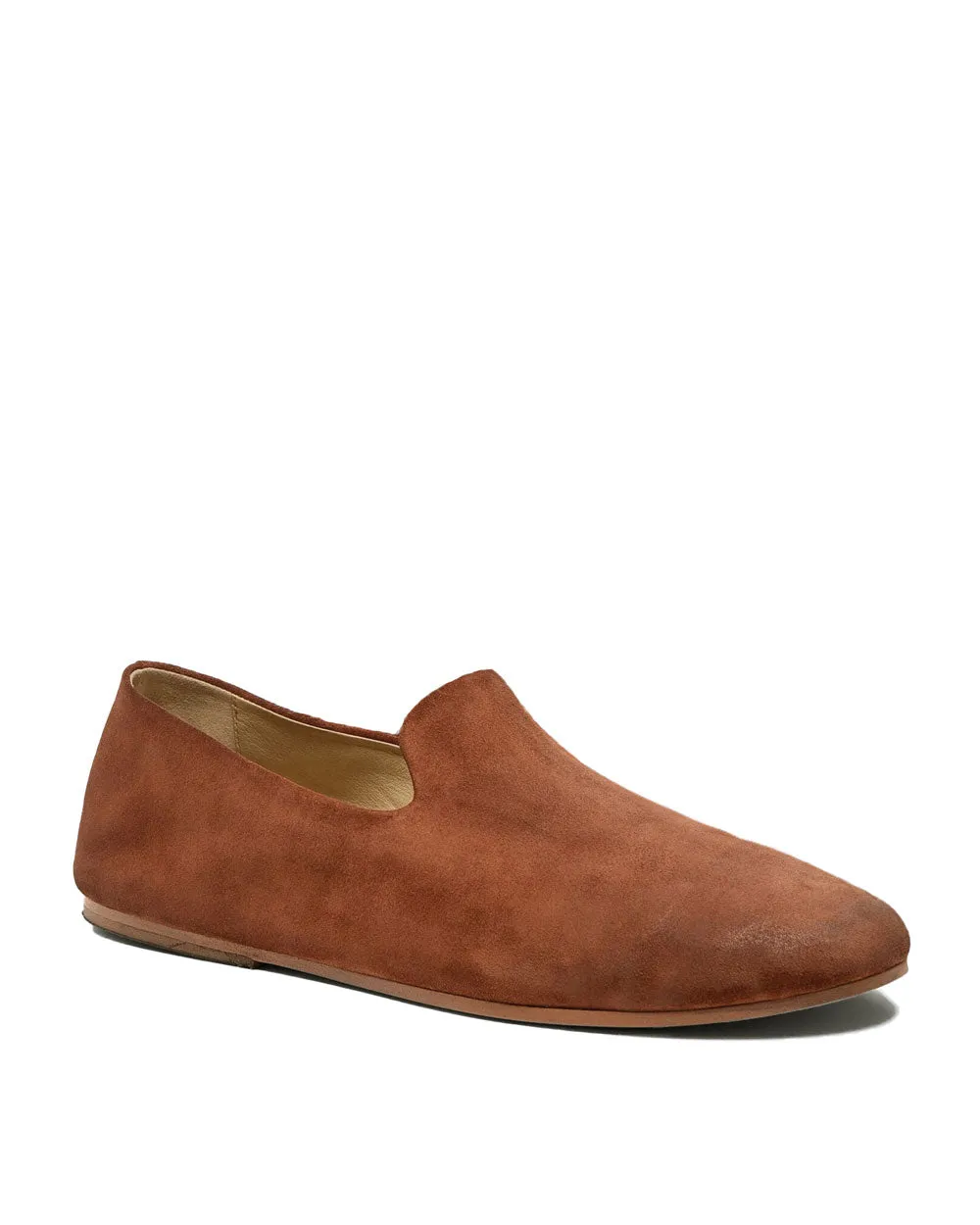 Steccoblocco Suede Loafer in Basalto