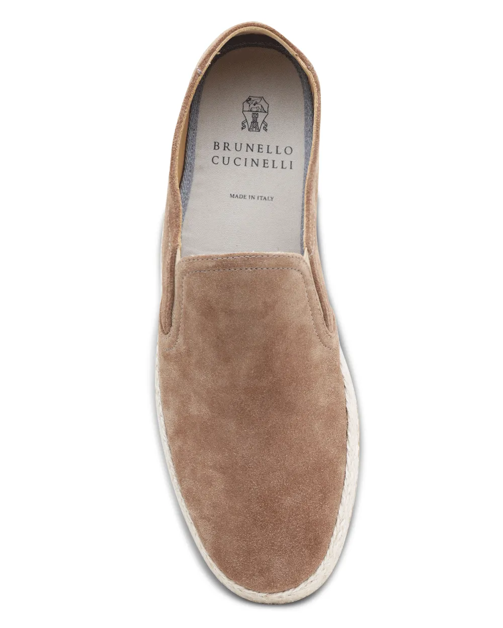 Suede Espadrilles in Brown