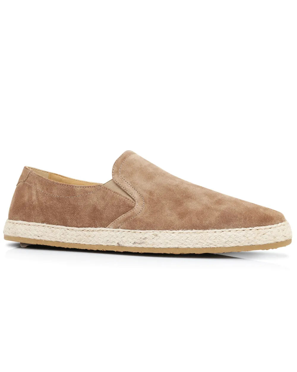 Suede Espadrilles in Brown