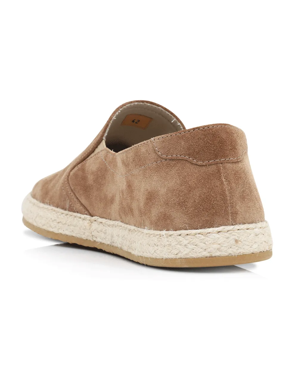 Suede Espadrilles in Brown