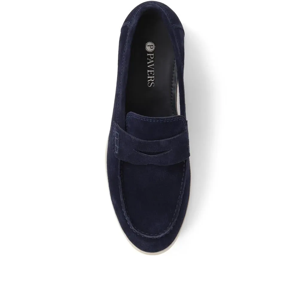 Suede Slip-On Loafers  - JFOOT39007 / 325 149