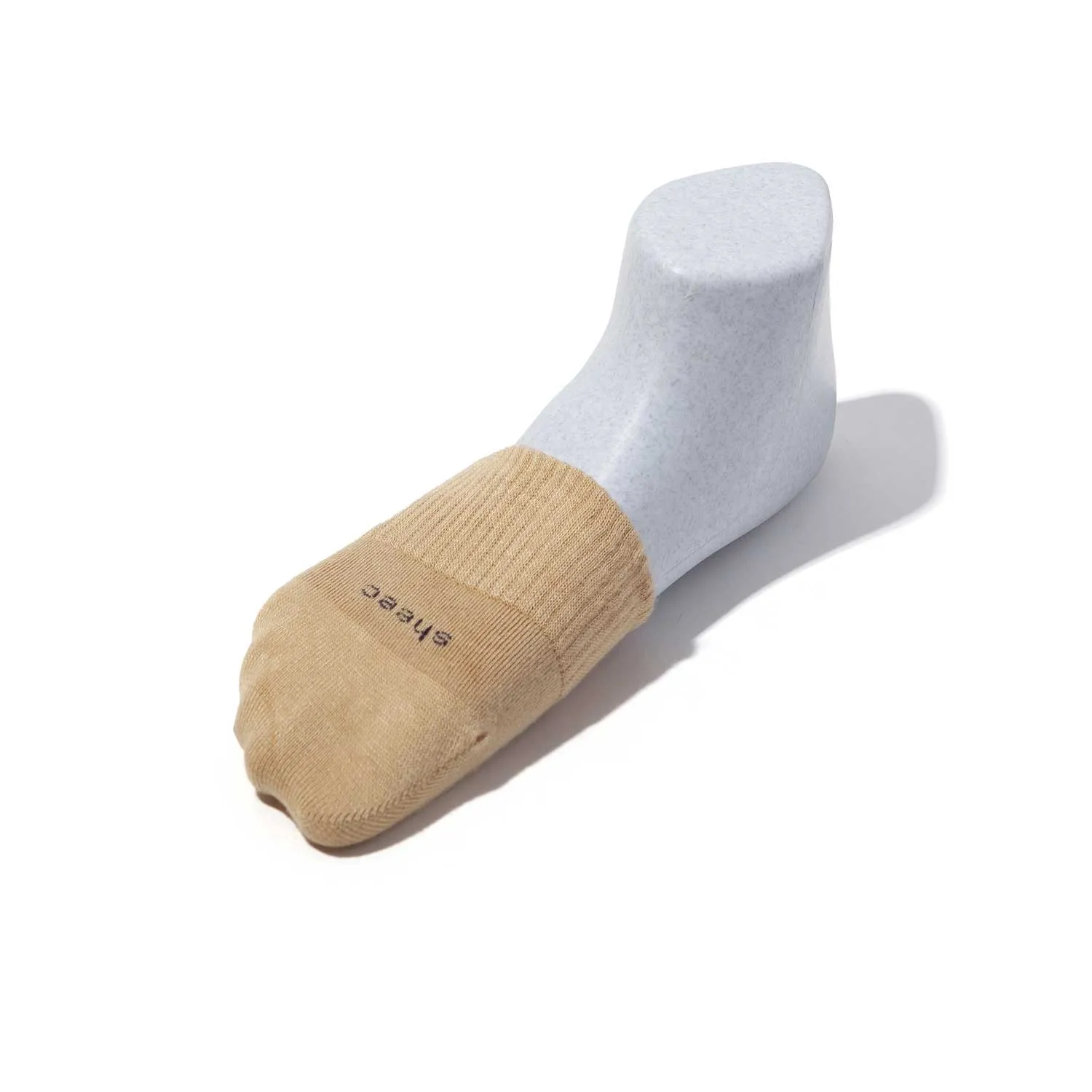 Super Soft Modal Toe Cover Half Socks for Women | BEIGE