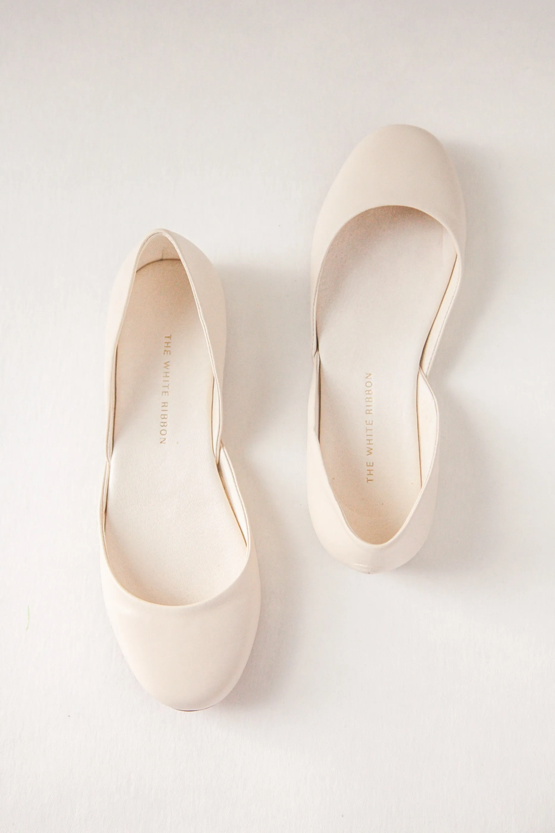 THEA BALLET FLATS – Antique IVORY