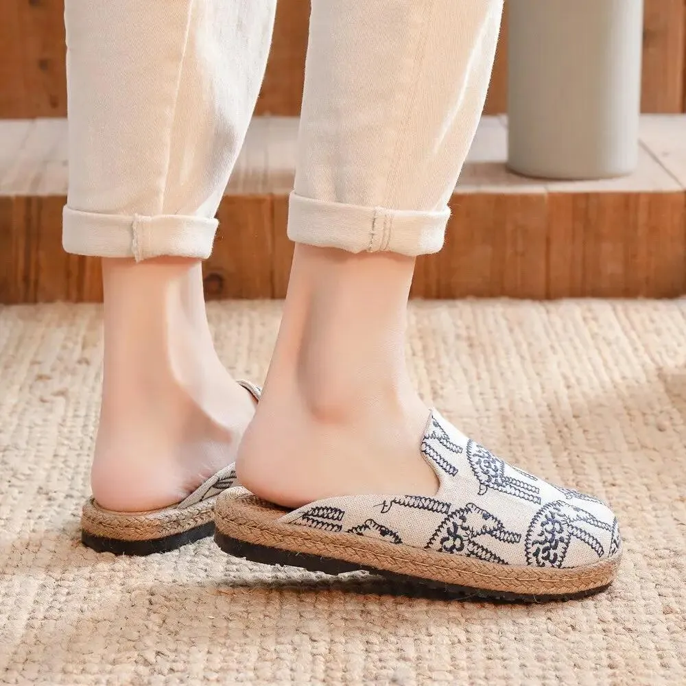 Trendy Woman flats hemp loafer fishermen