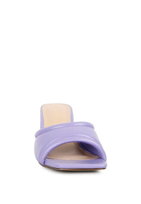 Veranda Block Heel Slide Sandals