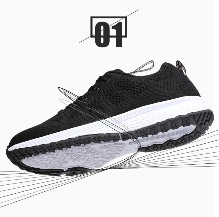 Women Casual Sneakers Breathable Walking Lace Up Flat Shoes Women's Sports Running Outdoor Breathable Tenis Feminino