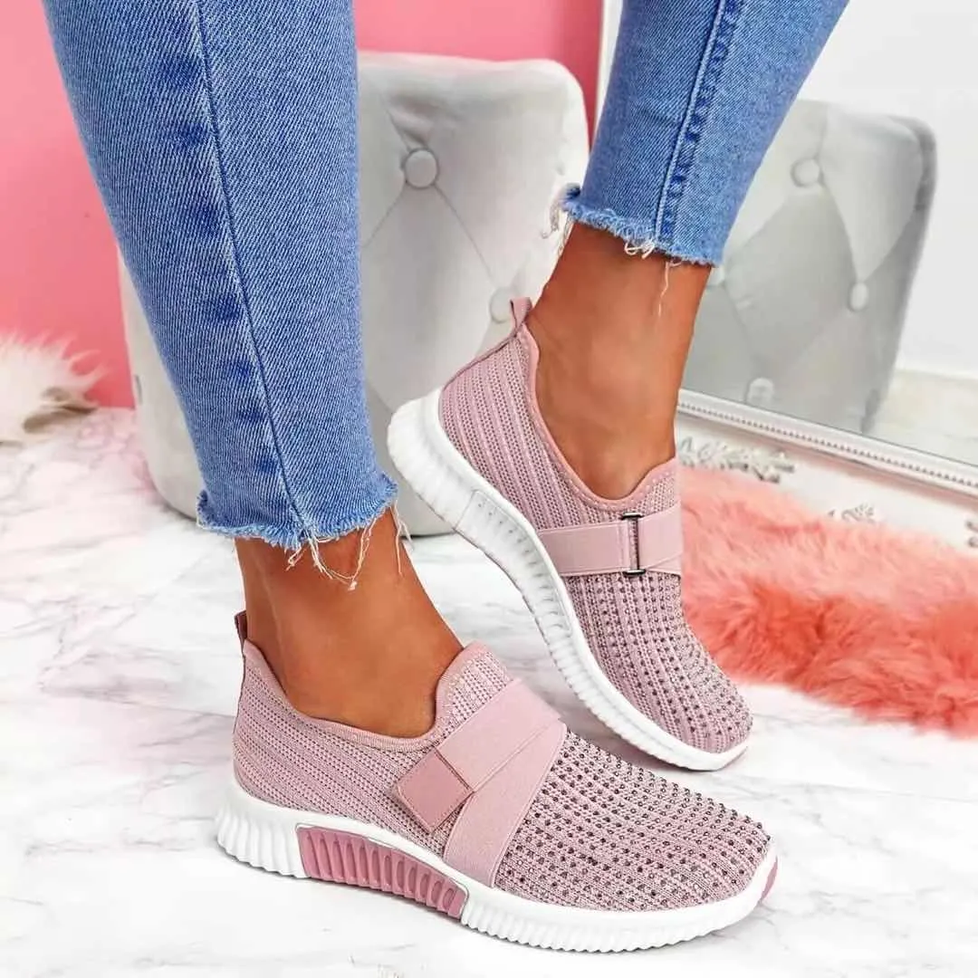 Women Sneakers Outdoor Lightweight Ladies Casual Sport Shoes Slip On Comfortable Running Walking Shoes Womens Flat Sandals